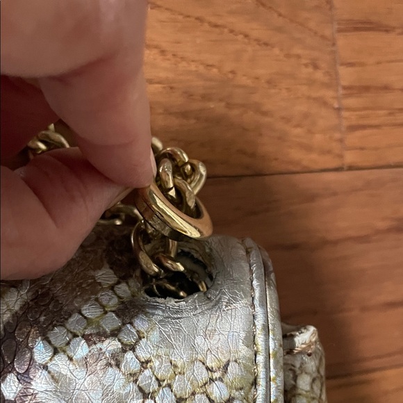 Anne Klein Snakeskin Shoulder Bag - Picture 8 of 13